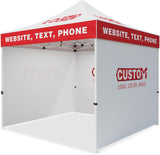 EAGLE PEAK ALX4010 40mm Aluminum Hex Leg Commercial Custom Canopy Tent 10x10 - CLICK TO CONFIGURE - Package Prices Start at $789.00 - Eagle Peak Custom Canopy Tent