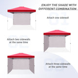 EAGLE PEAK Canopy SunWall for E100 10x10 Straight Leg Pop Up Canopy, 1 Sidewall - Eagle Peak Canopy and Outdoor Products