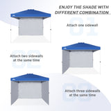 EAGLE PEAK Canopy SunWall for E100 10x10 Straight Leg Pop Up Canopy, 1 Sidewall - Eagle Peak Canopy and Outdoor Products