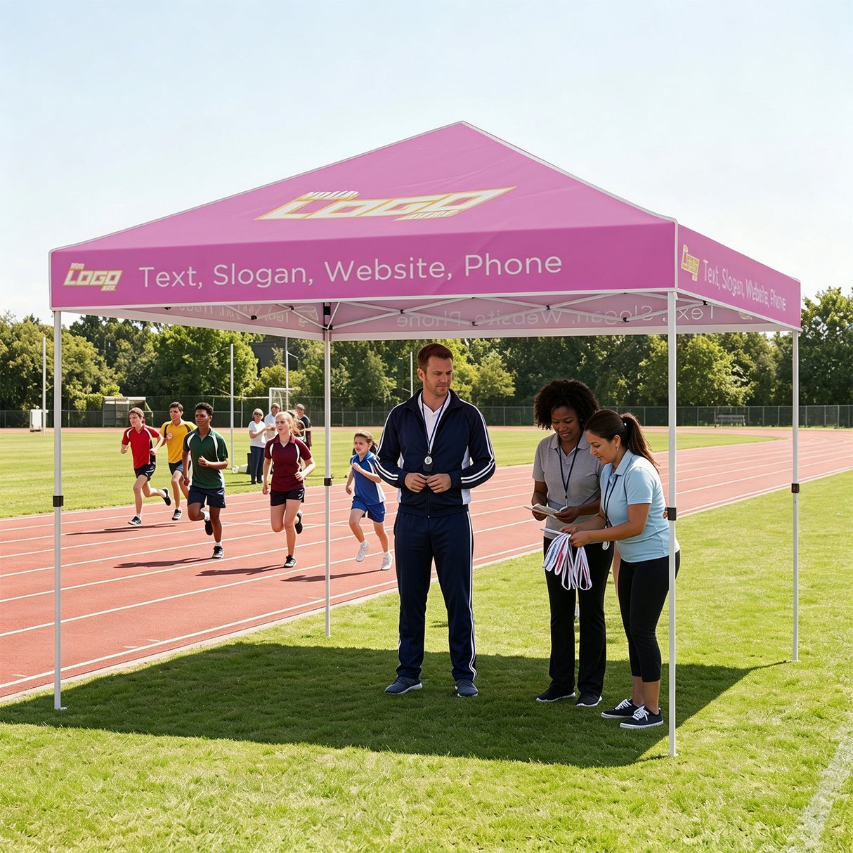 EAGLE PEAK E100 Steel Square Leg Commercial Custom Canopy Tent 10x10 - CLICK TO CONFIGURE - Package Prices Start at $499.00 - Eagle Peak®