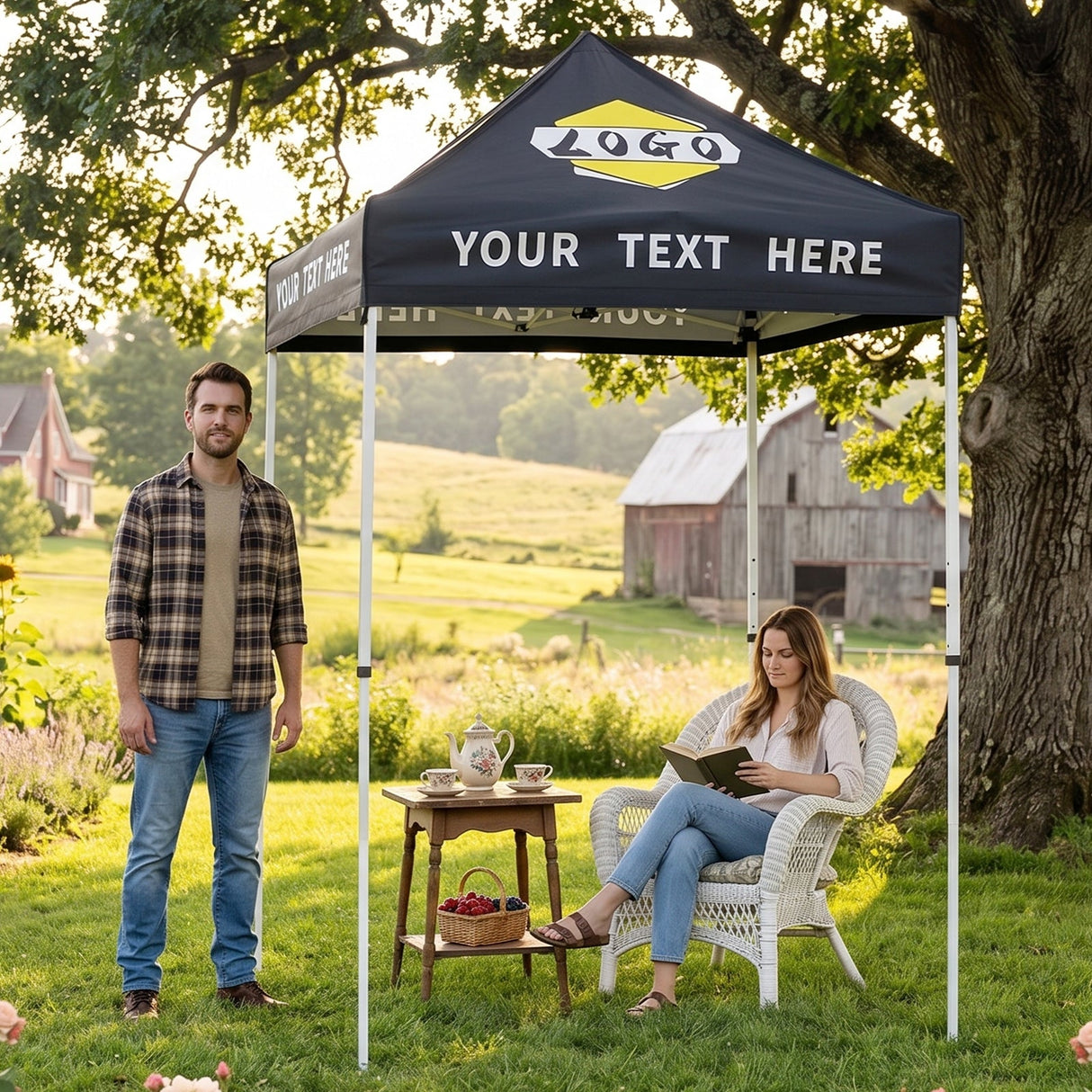 EAGLE PEAK E25 Custom Printed Canopy Tent 5x5 - CLICK TO CONFIGURE - Package Prices Start at $349.00 - Eagle Peak®