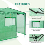 EAGLE PEAK Easy Fast Setup Instan 8x6 Pop Up Walk In Greenhouse - Eagle Peak Canopy and Outdoor Products