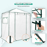 EAGLE PEAK Easy Fast Setup Instant 6x4 Walk - in Indoor/Outdoor Greenhouse - Eagle Peak Canopy and Outdoor Products