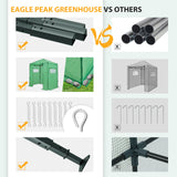 EAGLE PEAK Easy Fast Setup Instant 6x4 Walk - in Indoor/Outdoor Greenhouse - Eagle Peak Canopy and Outdoor Products