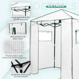 EAGLE PEAK Easy Fast Setup Instant 6x4 Walk - in Indoor/Outdoor Greenhouse - Eagle Peak Canopy and Outdoor Products