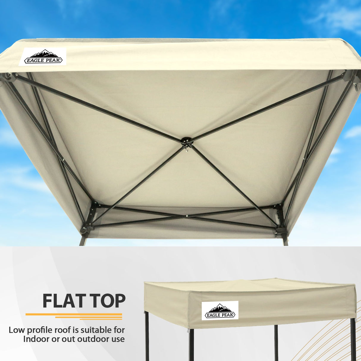 EAGLE PEAK Flat Top 4x4 Pop - up Canopy Changing Room - Eagle Peak Canopy and Outdoor Products