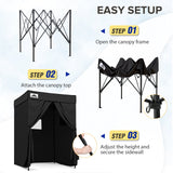 EAGLE PEAK Flex Compact 5x5 Pop - up Canopy Changing Room - Eagle Peak Canopy and Outdoor Products