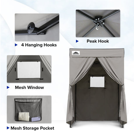 EAGLE PEAK Flex Compact 5x5 Pop - up Canopy Changing Room - Eagle Peak Canopy and Outdoor Products