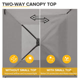 EAGLE PEAK Flex Ultra Compact 4x4 Pop - up Canopy Tent with Vented Top - Eagle Peak Canopy and Outdoor Products