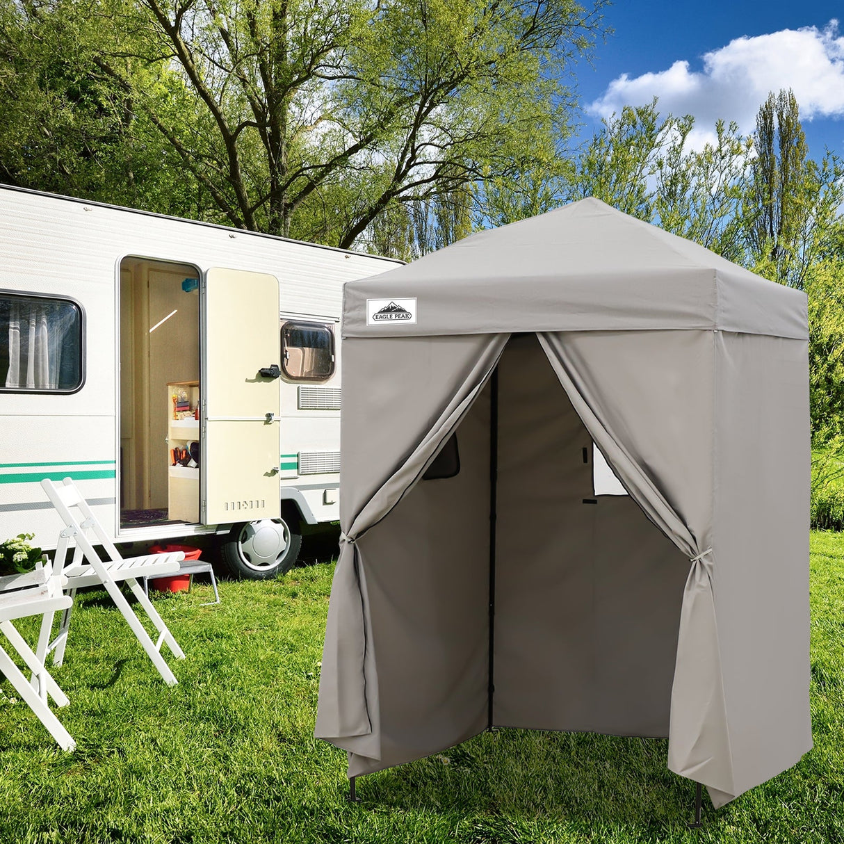 EAGLE PEAK Flex Ultra Compact 5x5 Pop - up Canopy - Eagle Peak Canopy and Outdoor Products