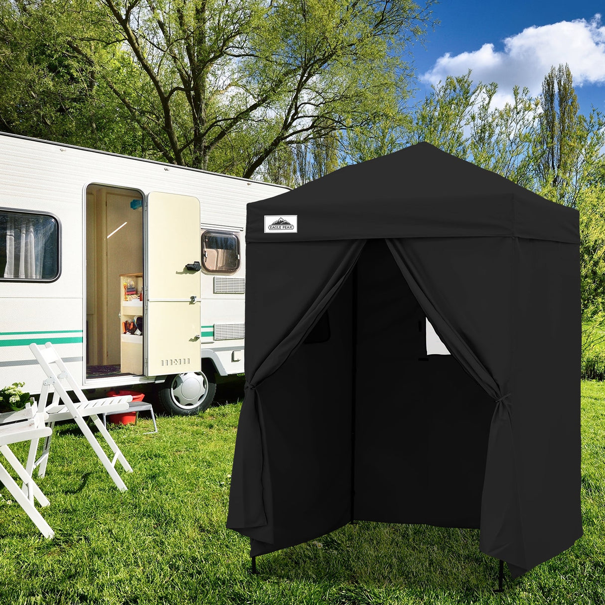 EAGLE PEAK Flex Ultra Compact 5x5 Pop - up Canopy - Eagle Peak Canopy and Outdoor Products