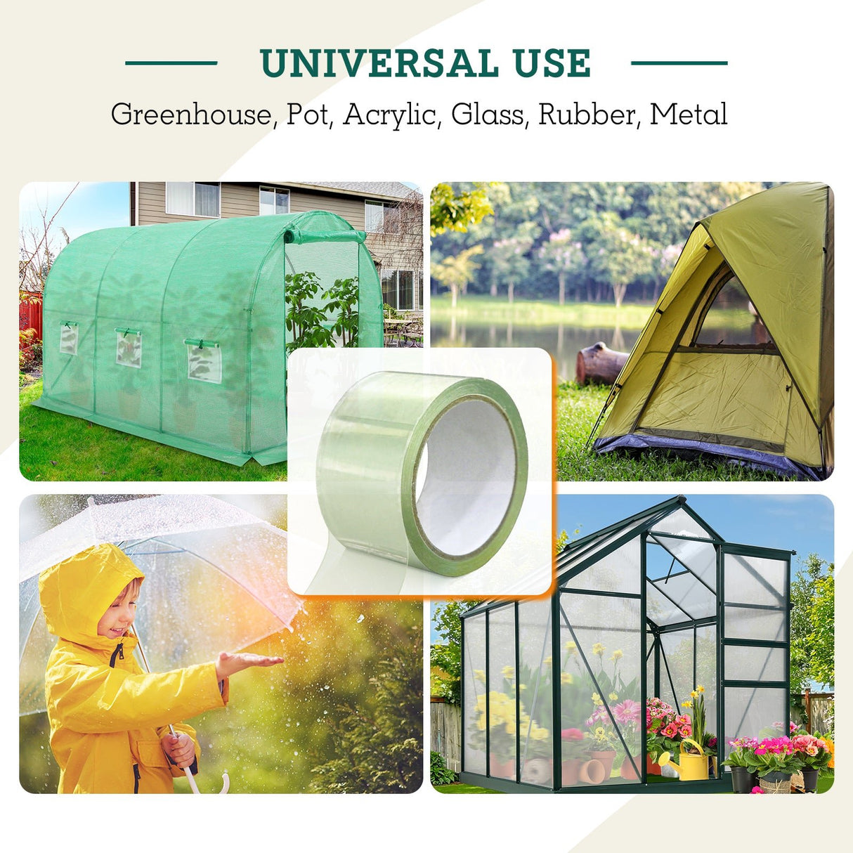 EAGLE PEAK Greenhouse Cover Repair Tape 2'' x 15 ' - Eagle Peak Canopy and Outdoor Products