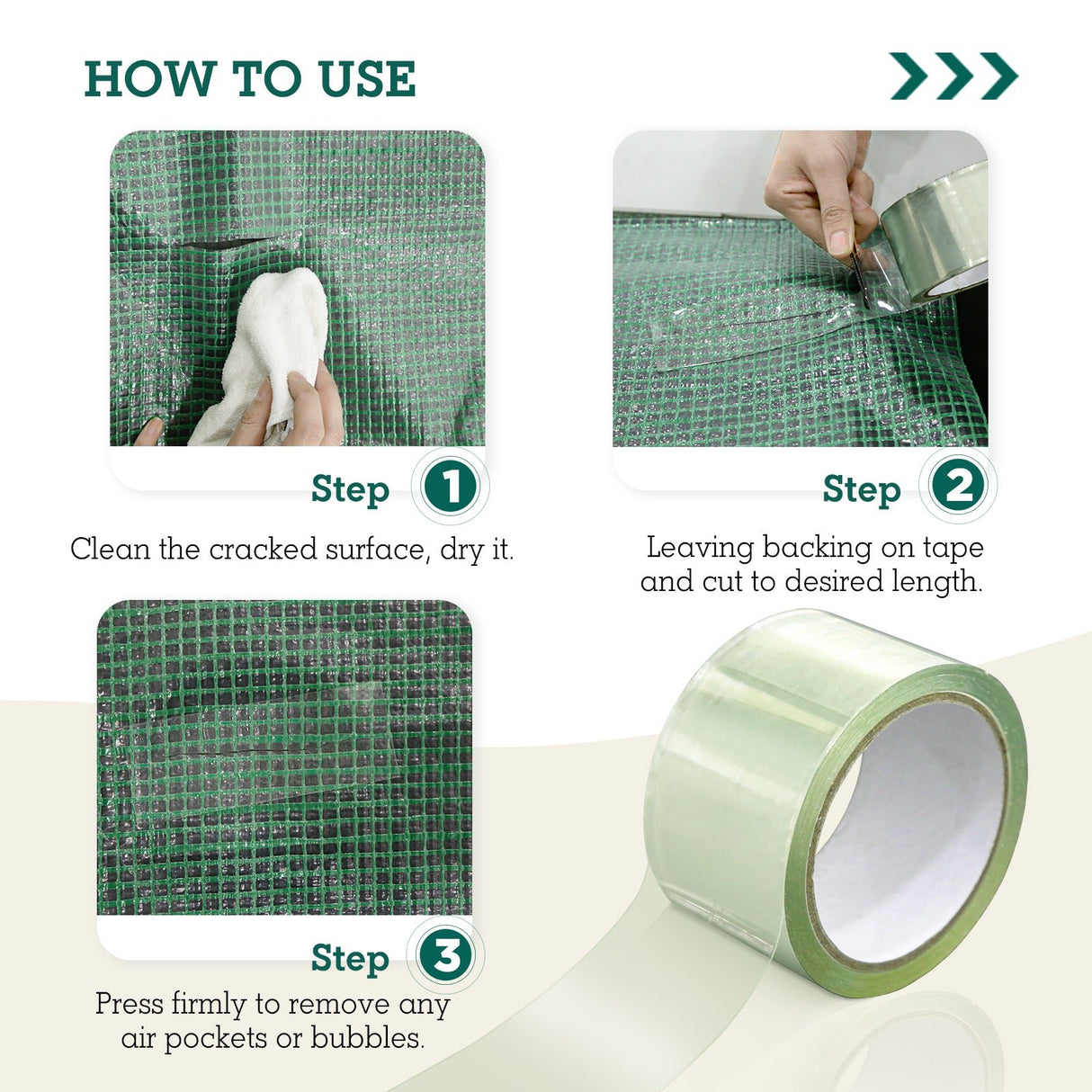 EAGLE PEAK Greenhouse Cover Repair Tape 2'' x 15 ' - Eagle Peak Canopy and Outdoor Products