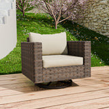 EAGLE PEAK Harbor Haven 1 PC, 2 PCS, 4 PCS Wicker Swivel Rocker Patio Chair - Eagle Peak Custom Canopy Tent