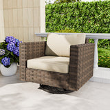 EAGLE PEAK Harbor Haven 1 PC, 2 PCS, 4 PCS Wicker Swivel Rocker Patio Chair - Eagle Peak Custom Canopy Tent