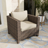 EAGLE PEAK Harbor Haven 1 PC,2 PCS, 4PCS Wicker Patio Chair - Eagle Peak Custom Canopy Tent