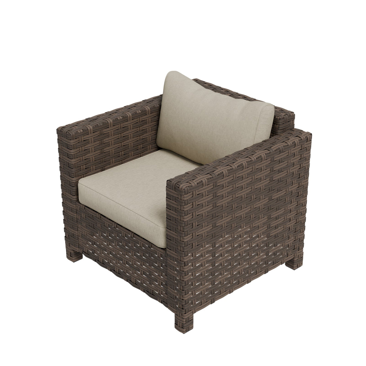 EAGLE PEAK Harbor Haven 1 PC,2 PCS, 4PCS Wicker Patio Chair - Eagle Peak Custom Canopy Tent