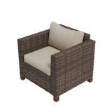 EAGLE PEAK Harbor Haven 1 PC,2 PCS, 4PCS Wicker Patio Chair - Eagle Peak Custom Canopy Tent