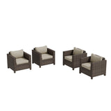 EAGLE PEAK Harbor Haven 1 PC,2 PCS, 4PCS Wicker Patio Chair - Eagle Peak Custom Canopy Tent