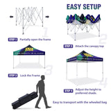 EAGLE PEAK HD100V2 Steel Hex Leg Heavy Duty Custom Commercial Canopy Tent 10x10 - CLICK TO CONFIGURE - Package Prices Start at $599.99 - Eagle Peak Custom Canopy Tent