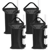 EAGLE PEAK Heavy - Duty Instant Canopy Sand Bags, 4 - Pack, Weight Bags Anchor kit for Pop - up Tent Gazebo, Black (Without Sand) - Eagle Peak Canopy and Outdoor Products