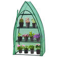 EAGLE PEAK Mini 3 Tier Greenhouse with Wire Shelves,35.4”x17.7”x63.0” - Eagle Peak Canopy and Outdoor Products