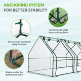 EAGLE PEAK Mini Garden Portable Greenhouse,96"x36"x36" - Eagle Peak Canopy and Outdoor Products