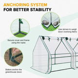 EAGLE PEAK Mini Garden Portable Greenhouse,96"x36"x36" - Eagle Peak Canopy and Outdoor Products