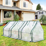 EAGLE PEAK Mini Garden Portable Greenhouse,96"x36"x36" - Eagle Peak Canopy and Outdoor Products