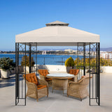 EAGLE PEAK Patio Gazebo 8x8 with Corner Shelves - Eagle Peak Canopy and Outdoor Products