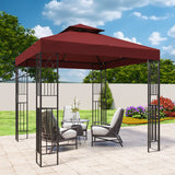 EAGLE PEAK Patio Gazebo 8x8 with Corner Shelves - Eagle Peak Canopy and Outdoor Products