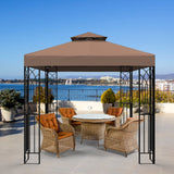 EAGLE PEAK Patio Gazebo 8x8 with Corner Shelves - Eagle Peak Canopy and Outdoor Products