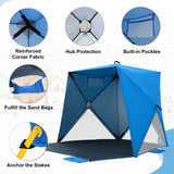 EAGLE PEAK Pop Up Beach Tent, Portable Sun Shelter - Eagle Peak Canopy and Outdoor Products