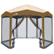 EAGLE PEAK Pop - Up Camping 6 Sided (6x6x6) Gazebo w/ Mosquito Netting Easy Center Canopy Shelter Instant Tent - Eagle Peak