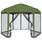 EAGLE PEAK Pop - Up Camping 6 Sided (6x6x6) Gazebo w/ Mosquito Netting Easy Center Push Canopy Shelter Instant Setup Outdoor Screen Ten - Eagle Peak Canopy and Outdoor Products