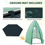 EAGLE PEAK Portable Mini Dome Greenhouse with Zippered Door and Mesh Window - Eagle Peak Canopy and Outdoor Products