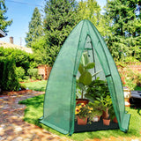 EAGLE PEAK Portable Mini Dome Greenhouse with Zippered Door and Mesh Window - Eagle Peak Canopy and Outdoor Products