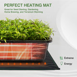 EAGLE PEAK Seedling Heat Mat 20”x20”, UL & MET - Certified Heating Pad for Seed Starting, Waterproof Heating Mat for Seed Germination, Warm Hydroponic Gardening Heating Pad, Contains (1) Warming Mat - Eagle Peak Canopy and Outdoor Products