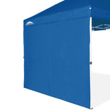 EAGLE PEAK Sunwall / Sidewall for 10 x 10 ft Commercial Pop Up Canopy Tent MarketPlace Canopy only, 1 Sidewall, White / Blue / Green - Eagle Peak Canopy and Outdoor Products