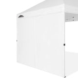 EAGLE PEAK Sunwall / Sidewall for 10 x 10 ft Commercial Pop Up Canopy Tent MarketPlace Canopy only, 1 Sidewall, White / Blue / Green - Eagle Peak Canopy and Outdoor Products