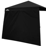 EAGLE PEAK Sunwall / Sidewall for 10x10 Slant Leg Canopy Only, 1 Sidewall, White/Blue - Eagle Peak Canopy and Outdoor Products