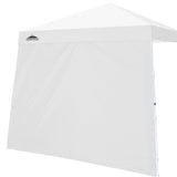 EAGLE PEAK Sunwall / Sidewall for 10x10 Slant Leg Canopy Only, 1 Sidewall, White/Blue - Eagle Peak Canopy and Outdoor Products