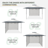 EAGLE PEAK Sunwall / Sidewall for 13x13 ft Straight Leg Canopy only, Privacy Panel for Gazebo Tent, 1 Pack Sidewall Only - Eagle Peak Canopy and Outdoor Products