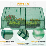 EAGLE PEAK Tunnel Greenhouse Garden Green House,71"x36"x36" - Eagle Peak Canopy and Outdoor Products