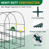 EAGLE PEAK Walk in Greenhouse 3 Tier with Wire Shelves - Eagle Peak Canopy and Outdoor Products