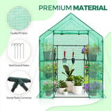 EAGLE PEAK Walk - in Greenhouse 56'' x 56'' x 76'' - Eagle Peak Canopy and Outdoor Products