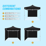 EAGLE PEAK Wall Panel/Sunwall for 10x10 Heavy - Duty Commercial Canopy Tent, Replacement Sidewall for Marketplace Sun Shelter, 1 Sidewall Only - Eagle Peak Canopy and Outdoor Products