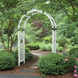 EAGLE PEAK Wood Arbor Garden Trellis Archway, Wedding Arch for Ceremony, Outdoor Wooden Pergola for Climbing Plant, 92 in - Eagle Peak Canopy and Outdoor Products