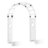 EAGLE PEAK Wood Arbor Garden Trellis Archway, Wedding Arch for Ceremony, Outdoor Wooden Pergola for Climbing Plant, 92 in - Eagle Peak Canopy and Outdoor Products