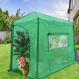 Easy Setup 10x5 Portable Lean to Pop Up Greenhouse - Eagle Peak Custom Canopy Tent